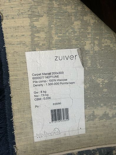Large Zuiver Marvel Rug in 'Neptune' colourway