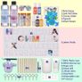 Resin Kit,Resin Kits for Beginners with Alphabet Moulds,Resin,Pigments,Dried Flowers,Gold Foil Flakes,Chunky Glitter,Hand Drill and Accessories for Resin Keyring Making (FREE POSTAGE) Image 2