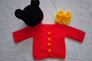 Handmade baby cardigan sets 0-3 months