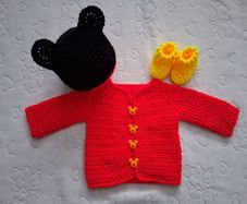 Handmade baby cardigan sets 0-3 months