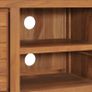 TV Cabinet 110x30x40 cm Solid Teak Wood Image 3