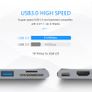Rocketek Mini Dock Combo USB 3.0 Hub + HDMI 4K@30Hz & SD/TF Card Reader Aluminum Alloy (Brand New/Warranty) Image 3