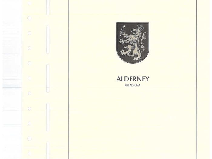 1983-1999 Alderney Stamp collection including commemorative and definitive stamps on Lighthouse hingeless pages (16 pages)