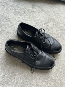 ALDO Black Lace-Up Shoes