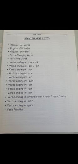 Spanish Leaving Notes