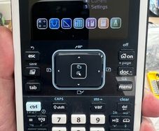 Texas T1 Nspire cx graphics calculator