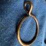 30 heavy duty antique brass curtain pole rings and accessories Image 5