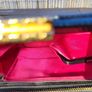 Exclusive Waldy bag reptile skin with shocking pink inside Image 5