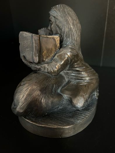 Bronze Figurine by Barry Ormond Reading Lesson