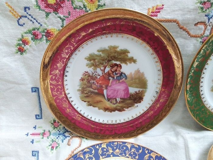 Limoges Cabinet Plates