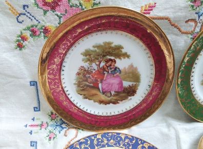 Limoges Cabinet Plates