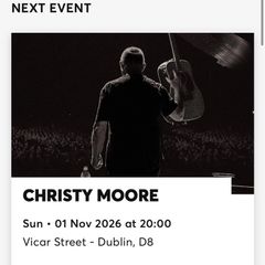 Christy Moore - Vicar St. Nov 1st (Block C)