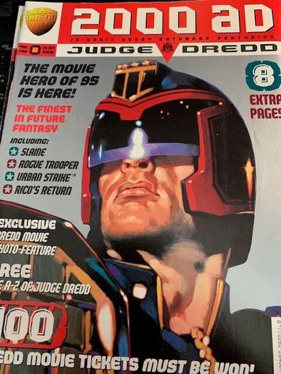 2000 AD Featuring Judge Dredd Progs 796, 826,950,969,1457,1557 mix progs running 15 Aug 92 intermittent-3rd Oct 2007 IPC Magazines