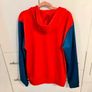 Into the Spiderverse Miles Morales Spider-Man Zip-Up Hoodie (Red/Blue) Image 2