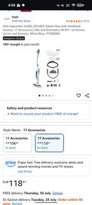Steam mop