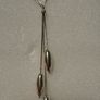 silver teardrop necklace Image 3