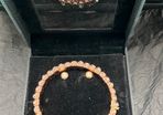 New Rose Plated Pilgrim Bracelet & Earrings set