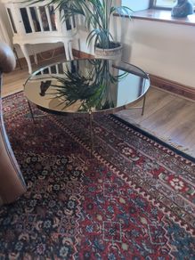 Mirrored coffee table