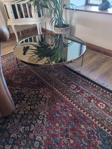 Mirrored coffee table