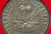Haiti 1975 Coin Stamp cover BUNC