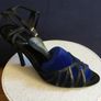 Vintage KAREN MILLEN Black Strappy Sandals 39.5 Image 5