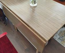 Table Mid Century Style Drop Leaf Kitchen Dining Table Space Saving