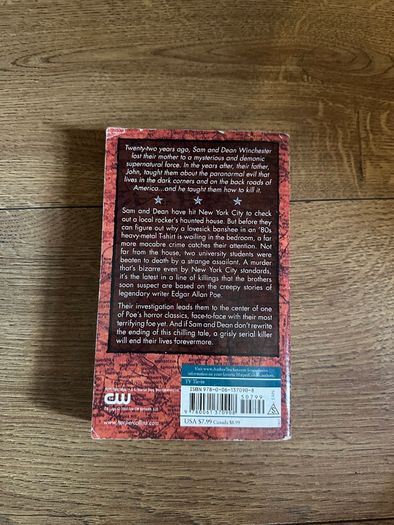Supernatural book Nevermore rare find