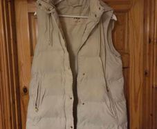 Zara cream gilet Size M
