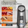 Immersion Blender, 1100W 2-in-1 Hand Held Blender with Full Copper Motor & Stainless Steel Body, 15 Speed & Turbo Mode Hand Mixer, Blade with Anti-scratch Coating, Stick with Beaters Image 3