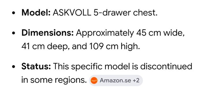 chest of Drawers