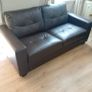 Cheap sets of 3&2 brown leather sofas Image 3