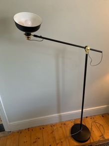 Black Brass Standing Lamp