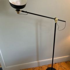 Black Brass Standing Lamp
