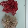2 Poinsettia Decorations Image 3