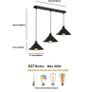 Rural Retro Industrial 3 Light Pendant (Free Delivery) Image 4