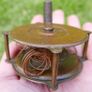 Antique Brass and wood Fishing Reel Image 6