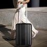 Carry On Suitcase for Airplanes PC Hard Shell Luggage with Smooth Spinner Wheels & TSA Lock (56x36x24 cm, Black) Image 4