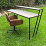 Wade Logan Aires Split Level Mocha Study Desk - 124cm Image 2