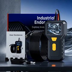 5m Handheld Industrial Endoscope Drain Camera with 2.4 inch IPS Screen IP67 HD Inspection Borescope 6 Adjustable LED Vehicle Engine