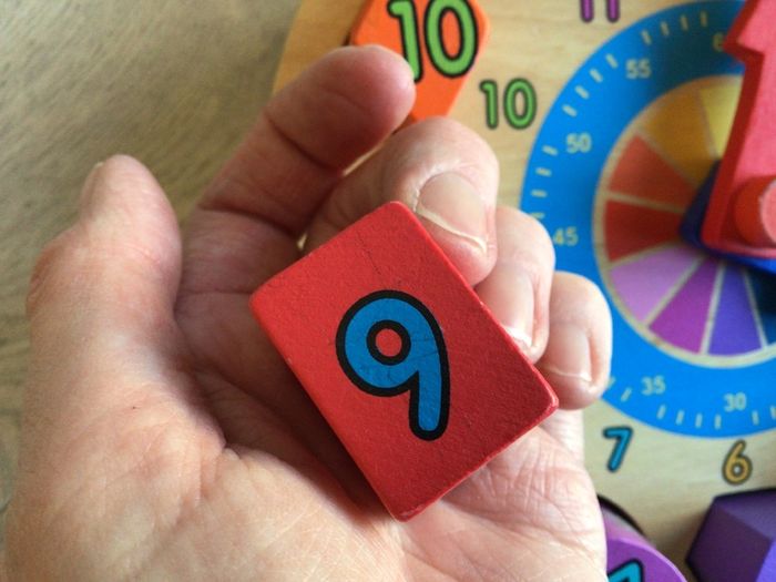 Wooden Toy clock