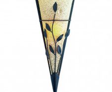 Wall Light Bronze Leaf