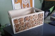 funky wood crate