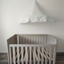 Baby Cot Bed, Toddler Bed and Changing Unit Bundle - Grey Wash - Excellent Condition Image 3
