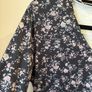 Fab Floral V Neck Top Size M! Image 2