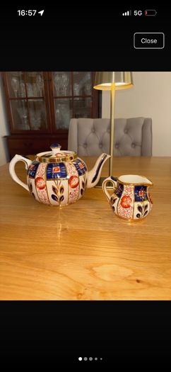 Sudlows Teapot and Milk Jug