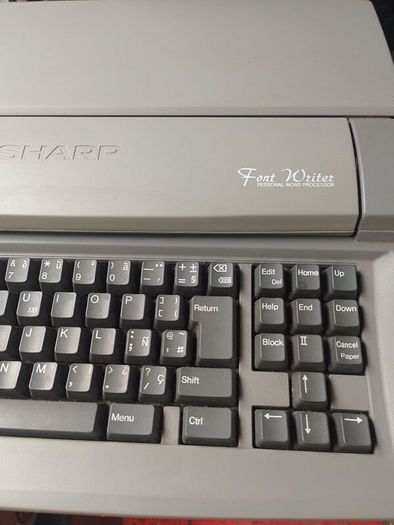 Sharp FW-500 font writer word processor