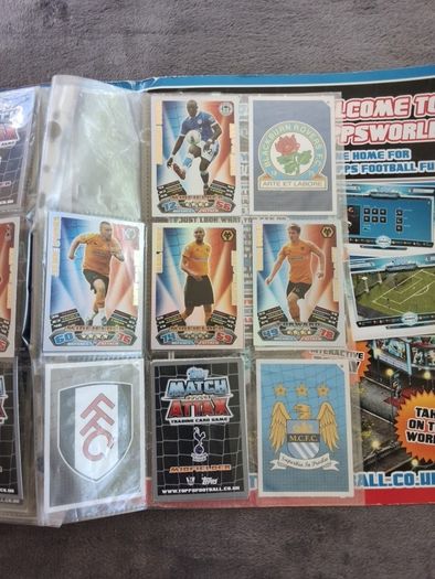 Match attax 2011 2012 cards