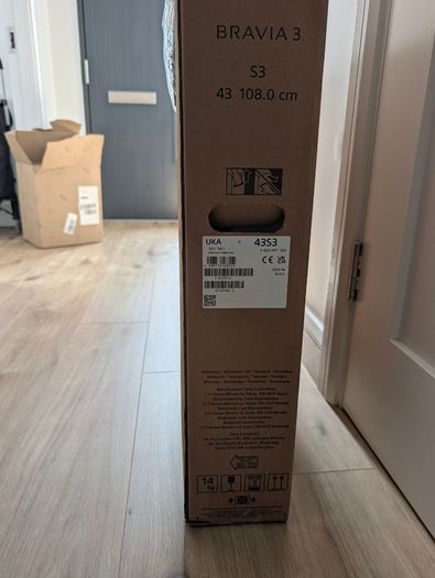 Brand New Sealed Sony BRAVIA 3 43" 4K Smart TV (K-43S3)