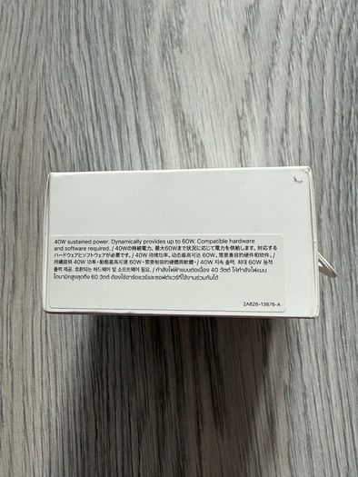 Apple 40W Dynamic Power Adapter with 60W Max