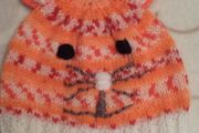 Hand knit  hats 6-12 months